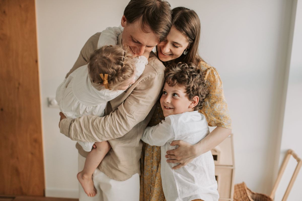 A family enjoying time together, protected by their Terra Ceia plan